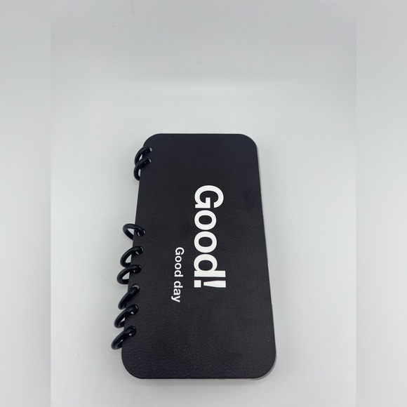 White and Black IPhone 16 pro max Case with Text Design - Picture 4 of 8